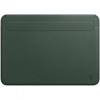 Папка конверт для MacBook New 15.4'' Wiwu Skin Pro2 Portable Stand green 