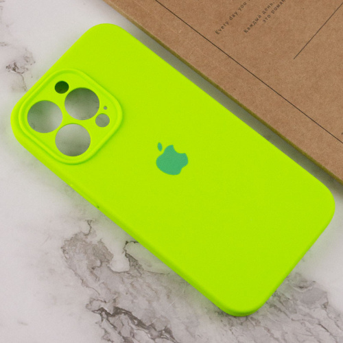Чохол iPhone 14 Silicone Case Full Camera juicy green : фото 4 - UkrApple