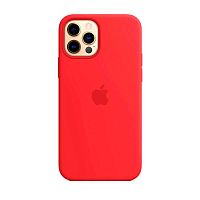 Чохол OEM Silicone Case Full with MagSafe for iPhone 12 Pro Max (Product) Red