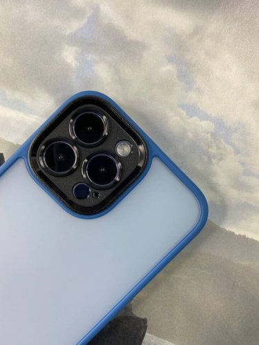 Чохол iPhone 15 Plus Rock Guard matte Full Camera blue : фото 4 - UkrApple