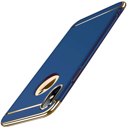 Чехол накладка xCase для iPhone X/XS Shiny Case blue - UkrApple