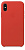 Чехол накладка на iPhone Х/XS Leather Case red - UkrApple