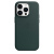 Чохол iPhone 14 Pro Leather Case with MagSafe A forest green: фото 3 - UkrApple