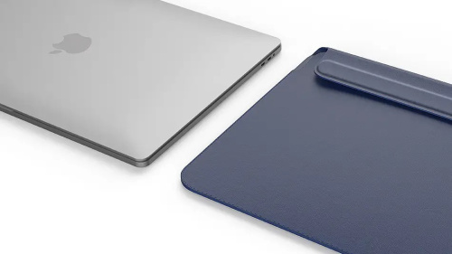 Папка конверт Wiwu Skin Pro2 Leather для MacBook Air/Pro/Retina 13,3'' (2008-2017) gray: фото 17 - UkrApple