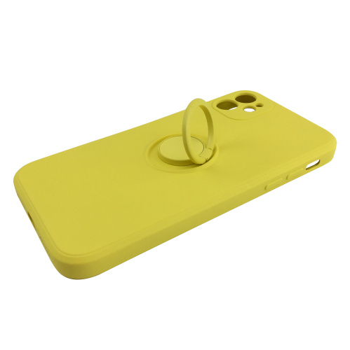 Чохол xCase для iPhone 12 Pro Max Silicone Case Full Camera Ring Yellow: фото 3 - UkrApple