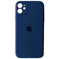 Чохол накладка xCase для iPhone 12 Mini Silicone Case Full Camera Deep navy