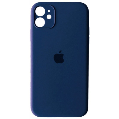 Чохол накладка xCase для iPhone 12 Mini Silicone Case Full Camera Deep navy - UkrApple