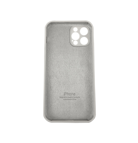 Чохол накладка xCase для iPhone 12 Pro Max Silicone Case Full Camera White: фото 2 - UkrApple