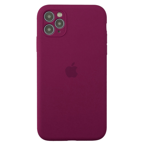 Чохол накладка xCase для iPhone 11 Pro Silicone Case Full Camera Rose red - UkrApple