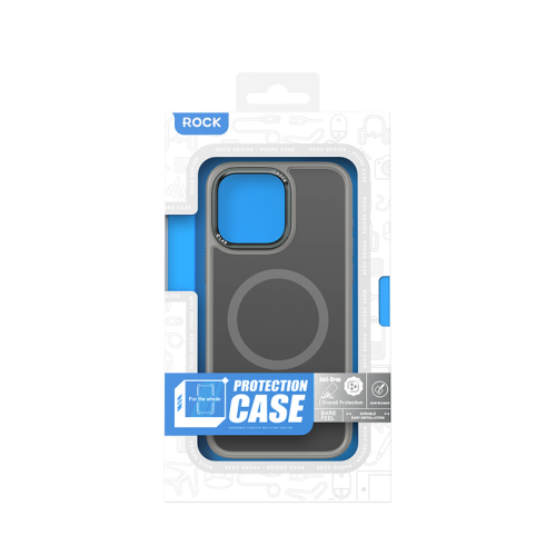 Чохол iPhone 15 Pro Max Rock Shield Protection with Magnetic black : фото 2 - UkrApple