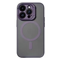 Чохол iPhone 15 Pro Stand Camera with MagSafe purple 