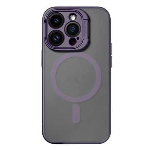 Чохол iPhone 15 Pro Stand Camera with MagSafe purple  - UkrApple