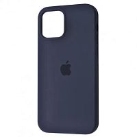 Чохол iPhone 15 Pro Max Silicone Case Full midnight  blue 