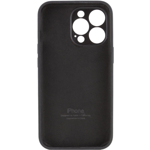 Чохол накладка iPhone 13 Pro Silicone Case Full Camera Black: фото 2 - UkrApple