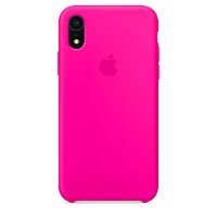 Чехол накладка xCase для iPhone XR Silicone Case Barbie Pink