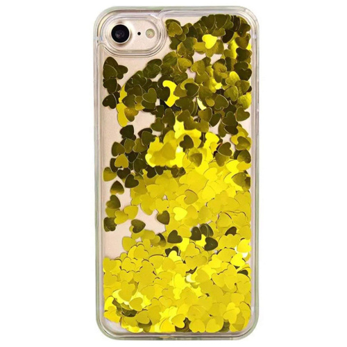 Чехол накладка xCase для iPhone 6/6s Floating Heart желтый - UkrApple
