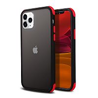 Чохол накладка xCase для iPhone 11 Pro Gingle corners Black red