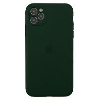 Чохол накладка xCase для iPhone 11 Pro Silicone Case Full Camera Forest green