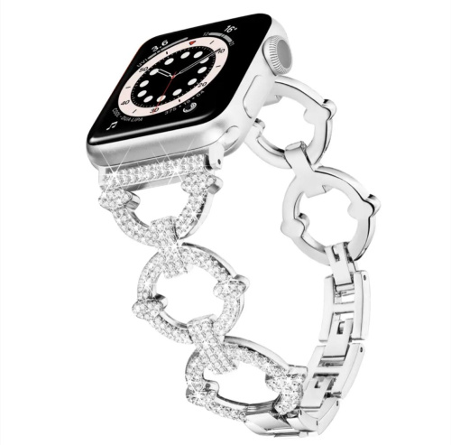 Ремінець для Apple Watch 38/40/41 mm Lady band Rings silver - UkrApple