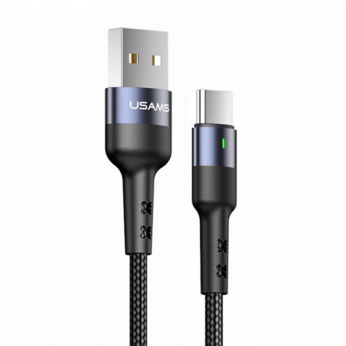 USB кабель Type-C Usams Magnetic U26 3A 1m black - UkrApple