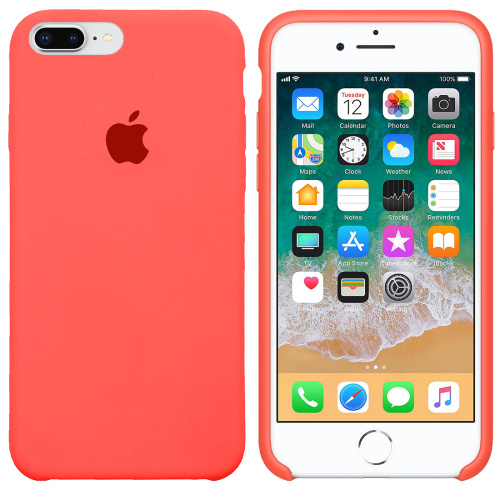 Чехол накладка xCase на iPhone 7 Plus/8 Plus Silicone Case ярко-розовый: фото 2 - UkrApple
