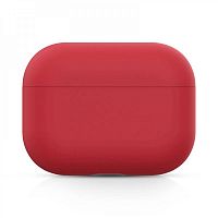 Чехол для AirPods PRO silicone case Wine red