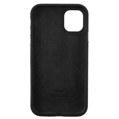 Чохол накладка для iPhone 11 Pro Alcantara Full black: фото 2 - UkrApple