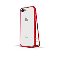 Чехол  накладка xCase для iPhone 6 Plus/6s Plus Magnetic Case прозрачный красный