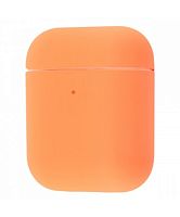 Чохол для AirPods silicone slim case orange