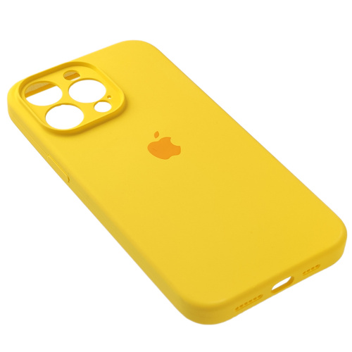 Чохол iPhone 14 Pro Silicone Case Full Camera canary yellow : фото 3 - UkrApple