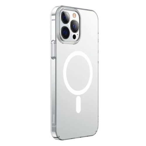 Чохол iPhone 13 Pro Baseus Crystal Magnetic transparent: фото 4 - UkrApple