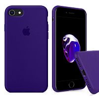 Чехол накладка xCase для iPhone 7/8/SE 2020 Silicone Case Full фиолетовый
