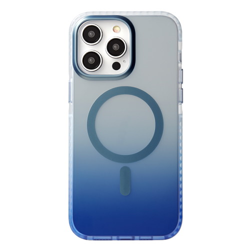 Чохол iPhone 15 Pro Shield Gradient with MagSafe dark blue  - UkrApple