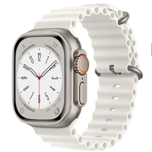 Ремінець для Apple Watch 38/40/41 mm Ocean Band white - UkrApple