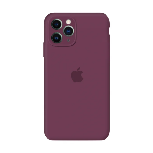 Чохол накладка xCase для iPhone 11 Pro Silicone Case Full Camera Plum - UkrApple