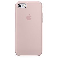 Чехол накладка xCase на iPhone 5/5s/se Silicone Case бледно-розовый