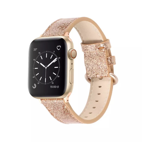 Ремінець xCase для Apple watch 42/44/45/49 mm Glitter Gold - UkrApple