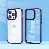 Чохол iPhone 14 Pro Crystal Case purple