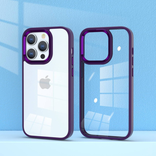 Чохол iPhone 14 Pro Crystal Case purple - UkrApple