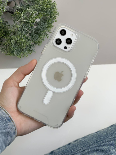 Чохол iPhone 15 Plus Space Case with MagSafe сlear: фото 4 - UkrApple