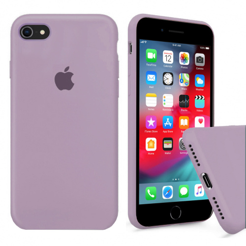 Чехол накладка xCase для iPhone 7/8/SE 2020 Silicone Case Full blueberry - UkrApple