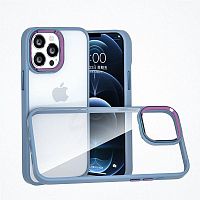 Чохол iPhone 13 Pro Max Crystal Case blue chameleon