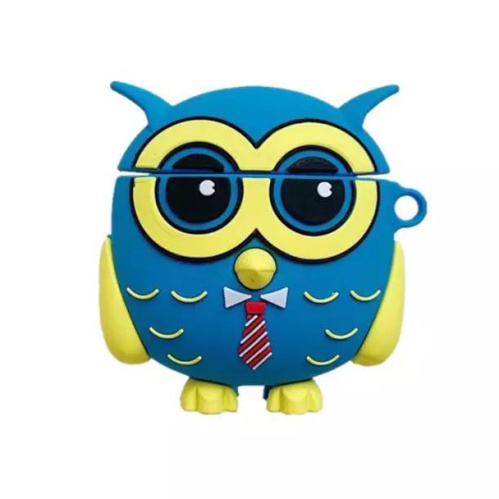 Чехол для AirPods/AirPods 2 silicone case 3D series Owl - UkrApple