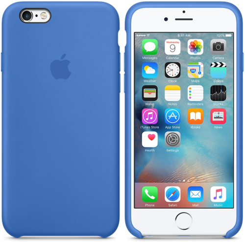 Чехол накладка xCase на iPhone 6 Plus/6s Plus Silicone Case синий(19): фото 2 - UkrApple