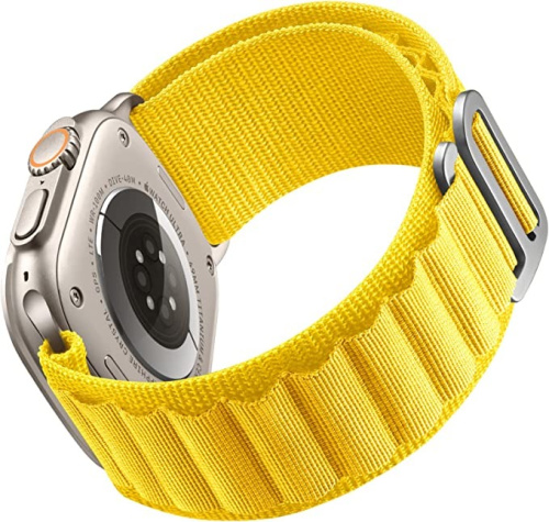 Ремінець для Apple Watch 42/44/45/49 mm Alpine Loop Spigen yellow: фото 2 - UkrApple