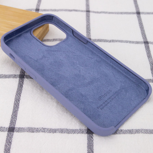 Чохол накладка xCase для iPhone 12/12 Pro Silicone Case Full lavender gray: фото 3 - UkrApple