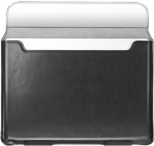 Папка конверт для MacBook Leather standing pouch 13.3'' black: фото 2 - UkrApple
