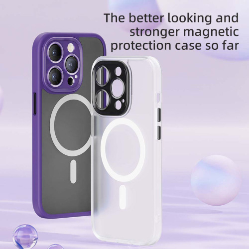 Чохол iPhone 14 Pro Max Rock Guard Magnet Full Camera white: фото 2 - UkrApple