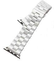 Ремінець xCase для Apple watch 38/40/41 mm Ceramic 3-bead white