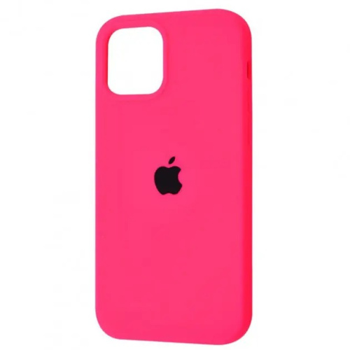 Чохол накладка iPhone 14 Pro Silicone Case Full Electric pink - UkrApple